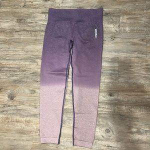 Gymshark. Adapt Ombré Seamless Leggings. Purple/Pink. Large.